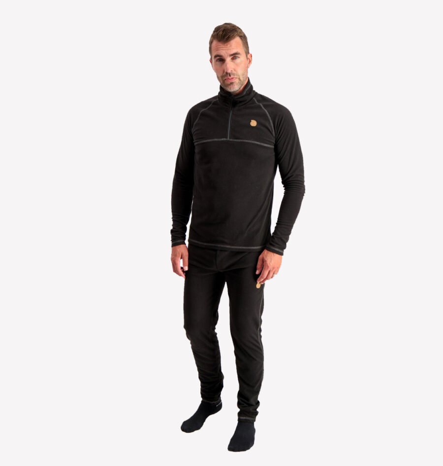 Anar underwear suit fleece coasus black4
