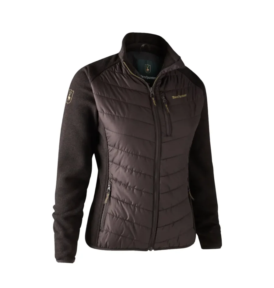 DEERHUNTER LADY CAROLINE PADDED JACKET dark prune1