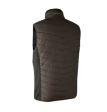 DEERHUNTER MOORE PADDED WAISTCOAT brown leaf2