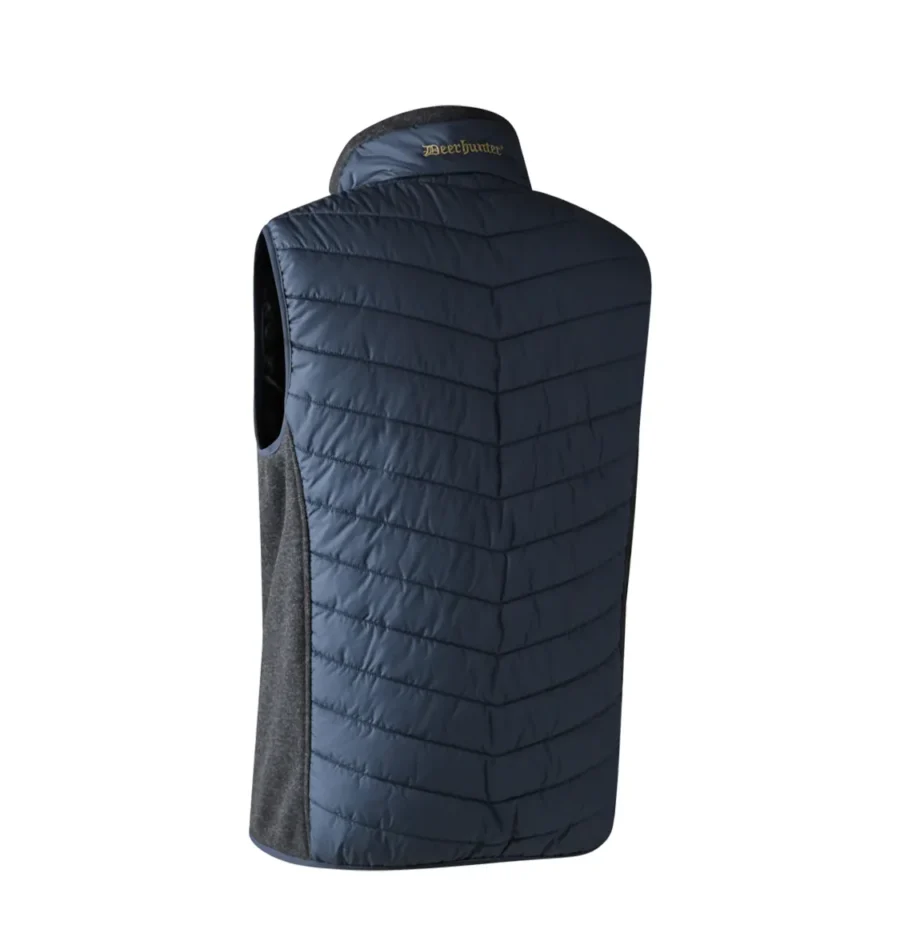 DEERHUNTER MOORE PADDED WAISTCOAT dark blue2