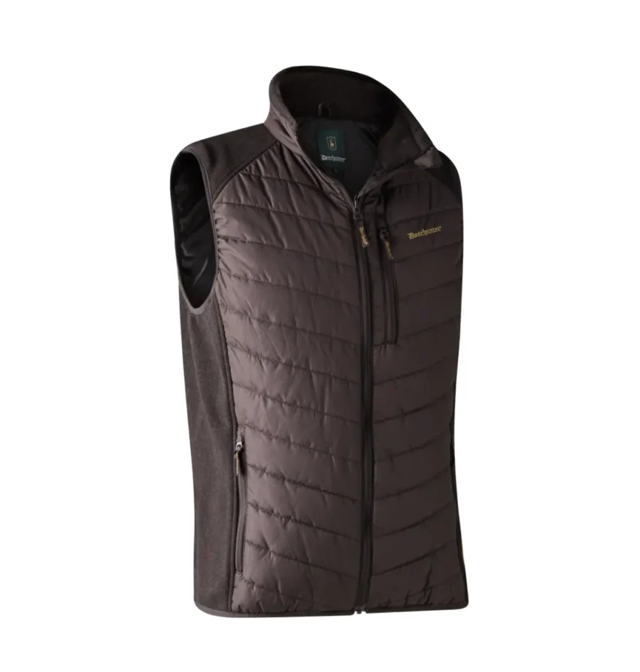DEERHUNTER MOORE PADDED WAISTCOAT dark prune 1