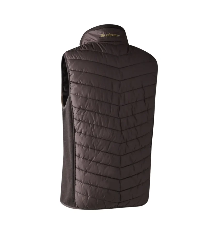 DEERHUNTER MOORE PADDED WAISTCOAT dark prune 2