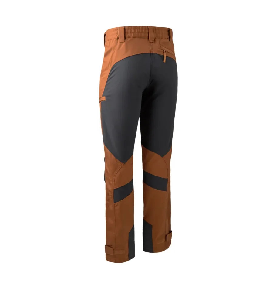 DEERHUNTER ROGALAND STRECH PANTS WITH CONTRAST burnt orange2