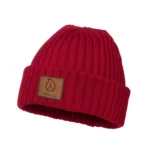 Jussa Merino wool beanie red