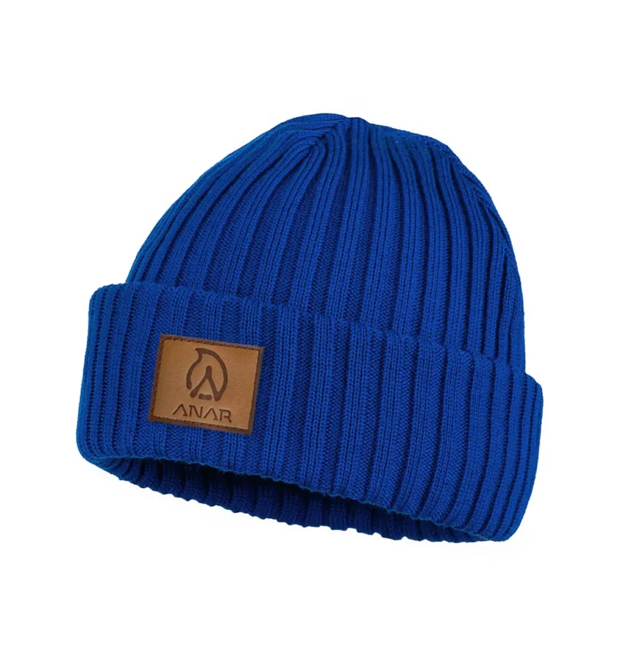 Jussa Merino wool beanie royal blue