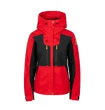 anar outdoor GALDA JACKE black red