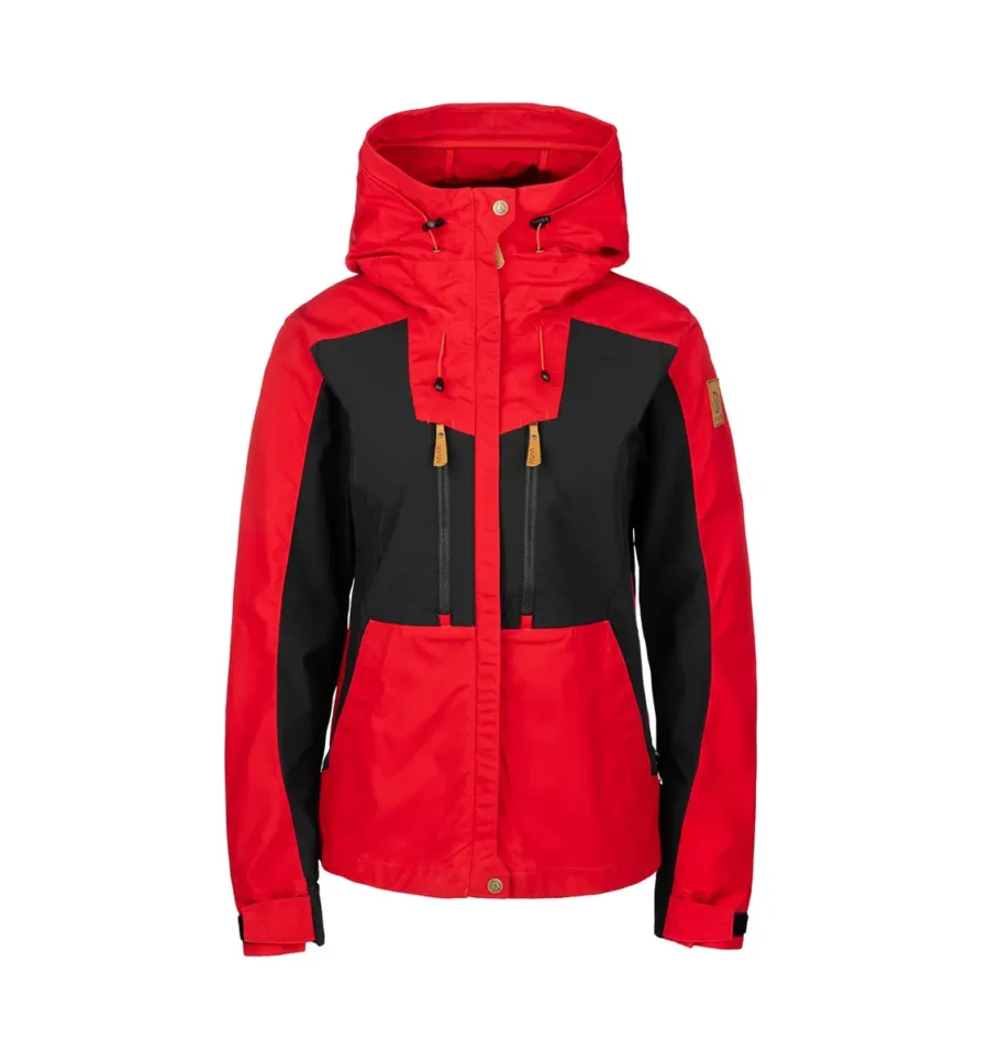 anar outdoor GALDA JACKE black red