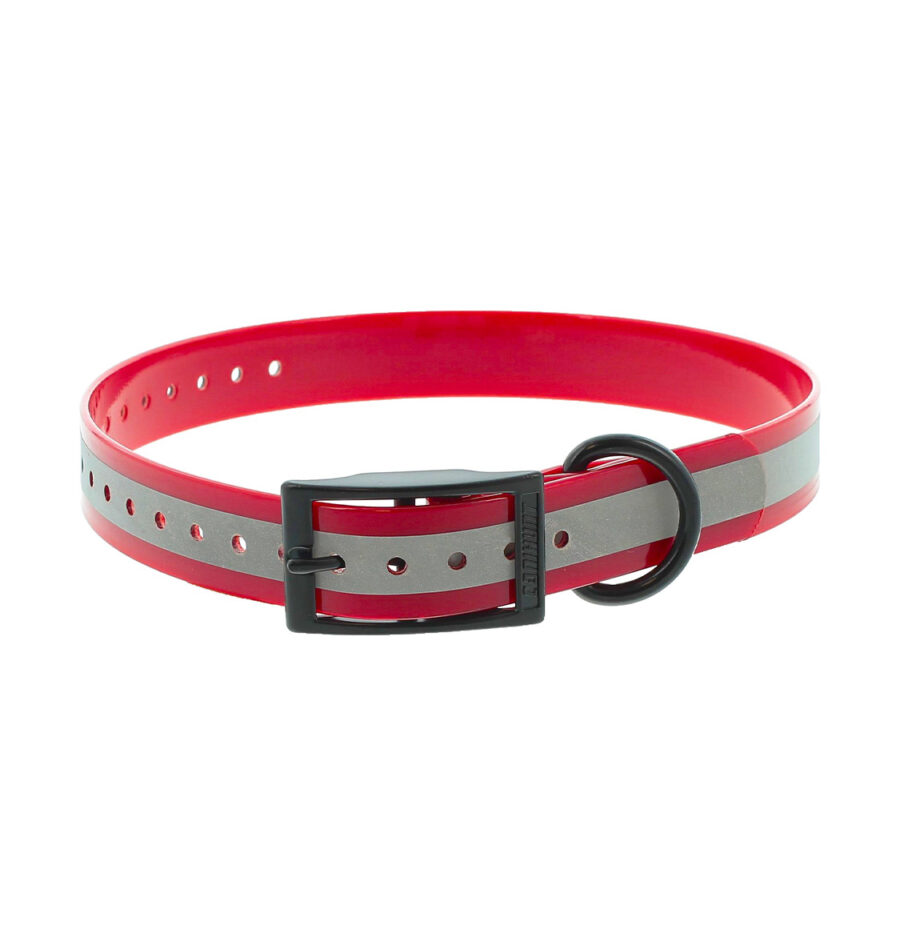 CANIHUNT COLLAR reflect red