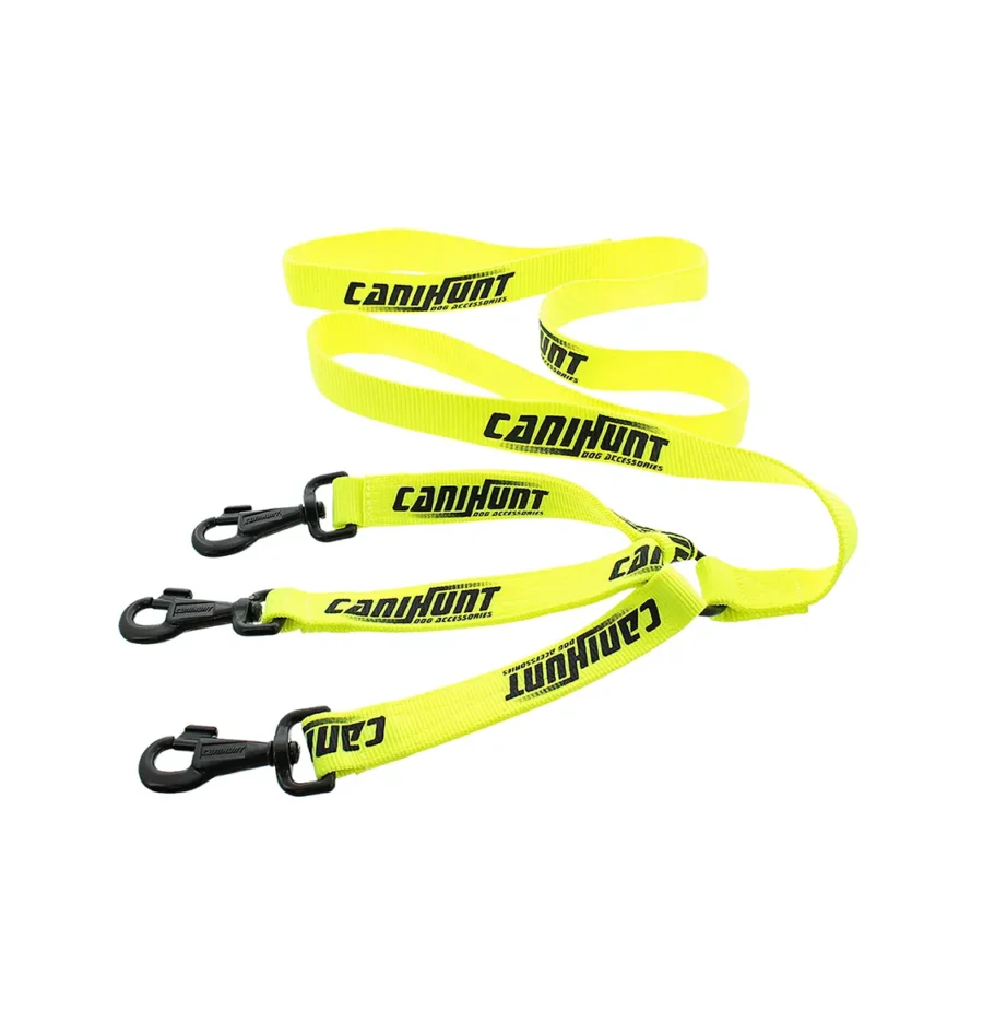 CANIHUNT hunter flat triple leash 150 cm CANIHUNT hunter flat triple leash 150 cm