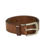 Leather Belt width 4 cm brown
