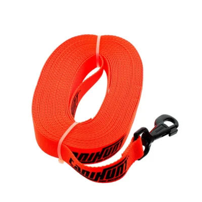 Canihunt flat welding strap towing line ECO HUNTER Orange