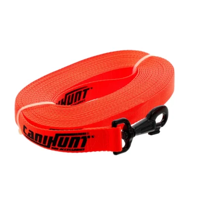 Canihunt flat welding strap towing line ECO HUNTER Orange2